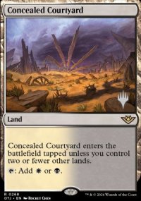 Concealed Courtyard - Planeswalker symbol stamped promos