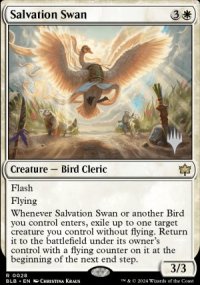 Salvation Swan - Planeswalker symbol stamped promos