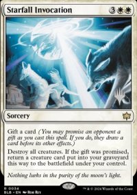 Starfall Invocation - Planeswalker symbol stamped promos