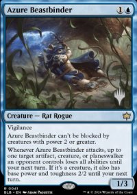 Azure Beastbinder - Planeswalker symbol stamped promos