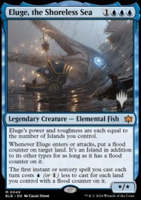 Eluge, the Shoreless Sea - Planeswalker symbol stamped promos