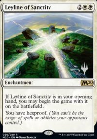 Leyline of Sanctity - Planeswalker symbol stamped promos