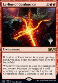 Leyline of Combustion - Planeswalker symbol stamped promos