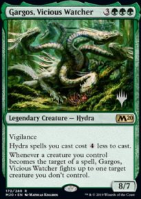 Gargos, Vicious Watcher - Planeswalker symbol stamped promos