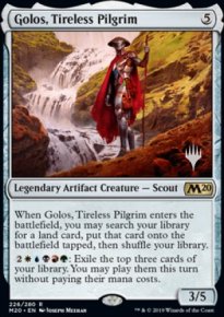 Golos, Tireless Pilgrim - Planeswalker symbol stamped promos