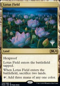 Lotus Field - Planeswalker symbol stamped promos