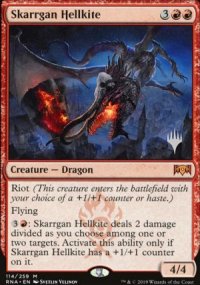 Skarrgan Hellkite - Planeswalker symbol stamped promos