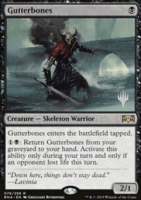 Gutterbones - Planeswalker symbol stamped promos