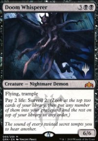 Doom Whisperer - Planeswalker symbol stamped promos