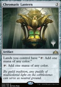 Chromatic Lantern - Planeswalker symbol stamped promos