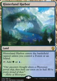 Hinterland Harbor - Planeswalker symbol stamped promos