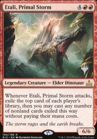 Etali, Primal Storm - Planeswalker symbol stamped promos