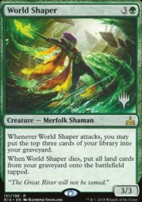 World Shaper - Planeswalker symbol stamped promos