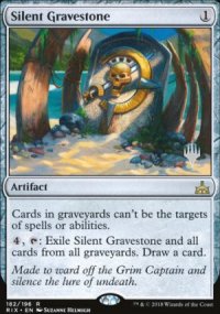 Silent Gravestone - Planeswalker symbol stamped promos