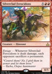 Silverclad Ferocidons - Planeswalker symbol stamped promos