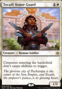 Tocatli Honor Guard - Planeswalker symbol stamped promos