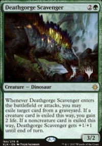 Deathgorge Scavenger - Planeswalker symbol stamped promos