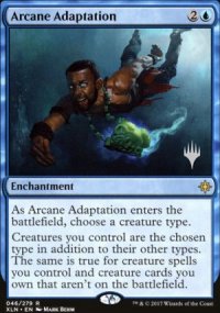 Arcane Adaptation - Planeswalker symbol stamped promos