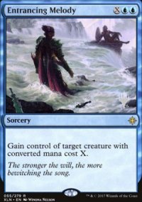 Entrancing Melody - Planeswalker symbol stamped promos