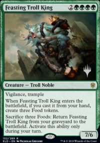 Feasting Troll King - Planeswalker symbol stamped promos