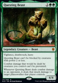 Questing Beast - Planeswalker symbol stamped promos