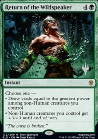 Return of the Wildspeaker - Planeswalker symbol stamped promos