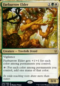 Faeburrow Elder - Planeswalker symbol stamped promos