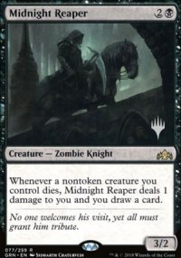 Midnight Reaper - Planeswalker symbol stamped promos