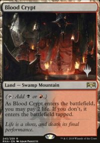 Blood Crypt - Planeswalker symbol stamped promos