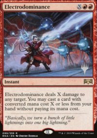 Electrodominance - Planeswalker symbol stamped promos