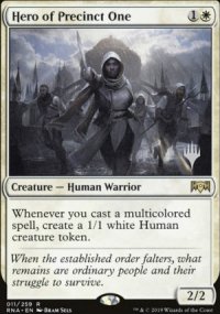 Hero of Precinct One - Planeswalker symbol stamped promos