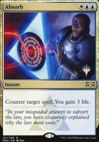 Absorb - Planeswalker symbol stamped promos