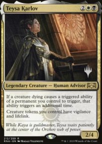 Teysa Karlov - Planeswalker symbol stamped promos