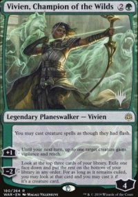 Vivien, Champion of the Wilds - Planeswalker symbol stamped promos