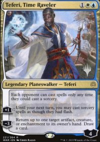 Teferi, Time Raveler - Planeswalker symbol stamped promos