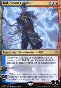 Ral, Storm Conduit - Planeswalker symbol stamped promos