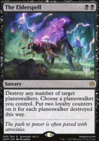 The Elderspell - Planeswalker symbol stamped promos