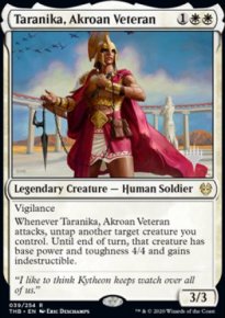 Taranika, Akroan Veteran - Planeswalker symbol stamped promos