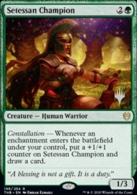 Setessan Champion - Planeswalker symbol stamped promos