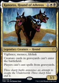 Kunoros, Hound of Athreos - Planeswalker symbol stamped promos