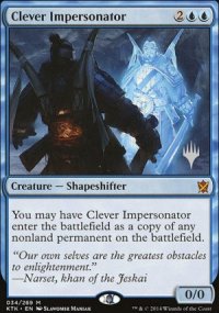 Clever Impersonator - Planeswalker symbol stamped promos