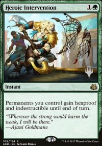 Heroic Intervention - Planeswalker symbol stamped promos