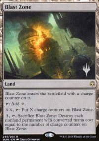 Blast Zone - Planeswalker symbol stamped promos