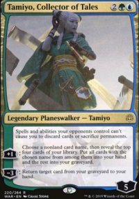 Tamiyo, Collector of Tales - Planeswalker symbol stamped promos