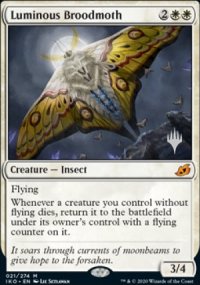 Luminous Broodmoth - Planeswalker symbol stamped promos