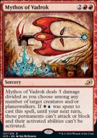 Mythos of Vadrok - Planeswalker symbol stamped promos