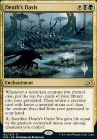 Death's Oasis - Planeswalker symbol stamped promos