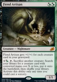 Fiend Artisan - Planeswalker symbol stamped promos