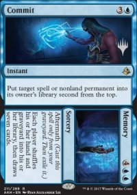 <br>Commit / Memory - Planeswalker symbol stamped promos