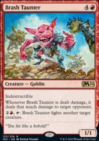 Brash Taunter - Planeswalker symbol stamped promos